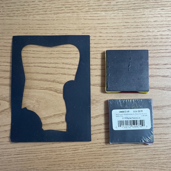 1999 Veggie Tales Magnet Magnetic Frame Larry the Cucumber Bob Tomato Lot 3 New - Picture 2 of 5